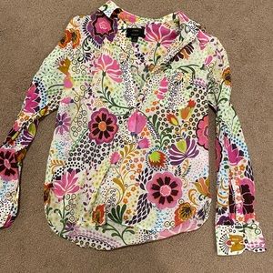 j crew button down blouse